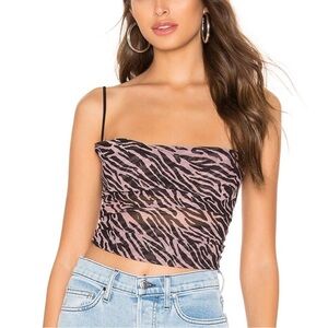 I.AM.GIA Zeta Top in Purple Zebra size large